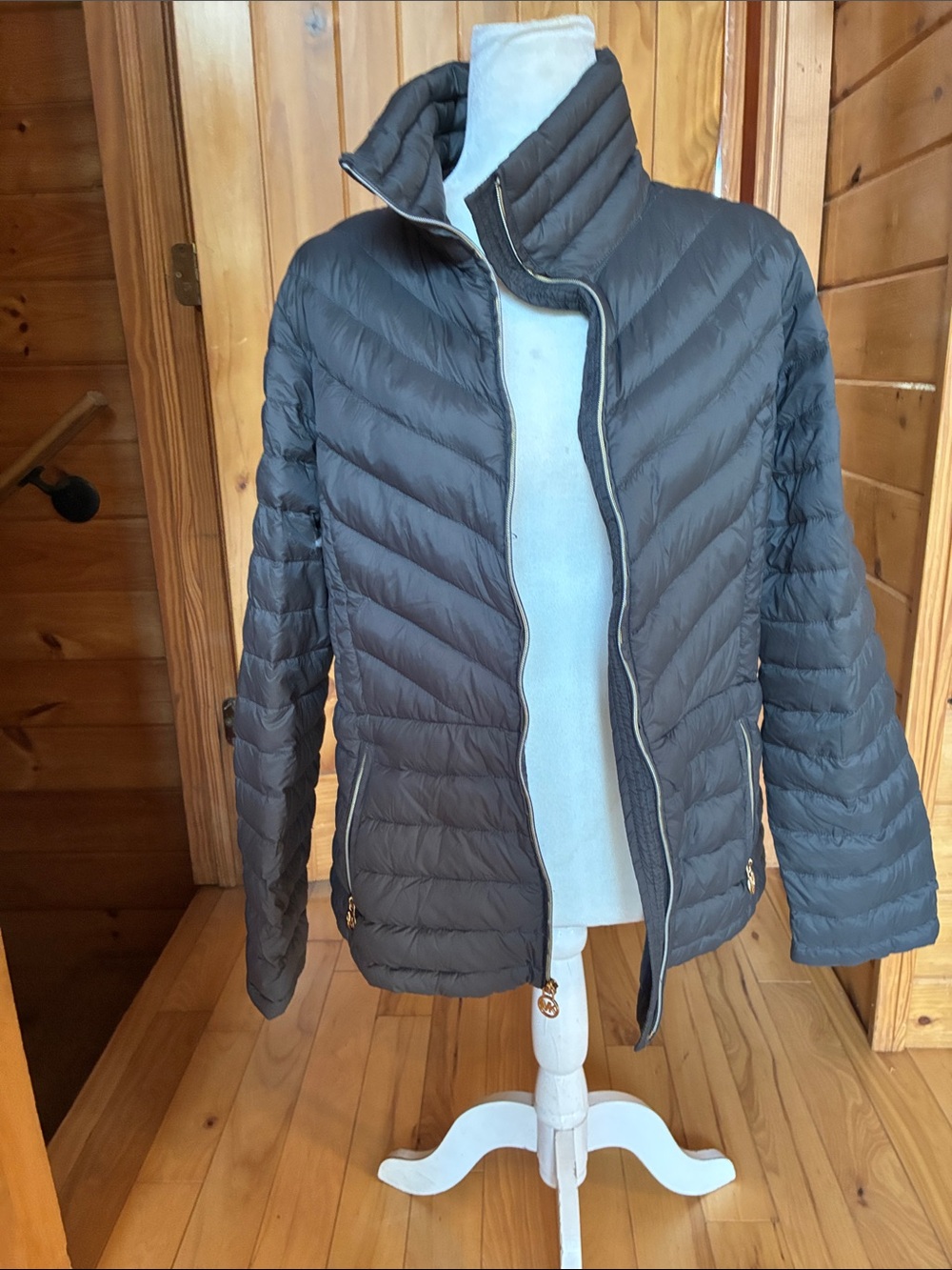 Michael kors packable down jacket